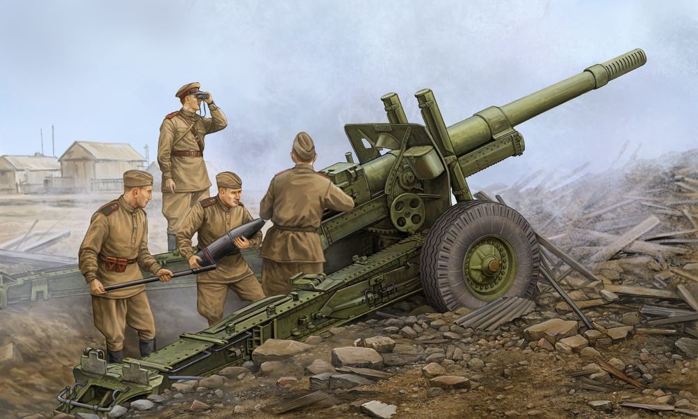 Soviet ML-20 152mm Howitzer M-46 Carriag