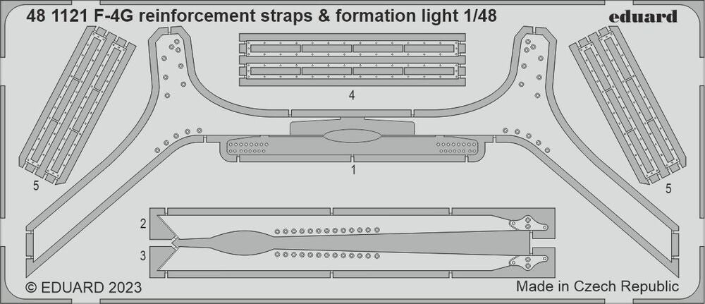 F-4G reinforcement straps & formation lights 1/48 MENG