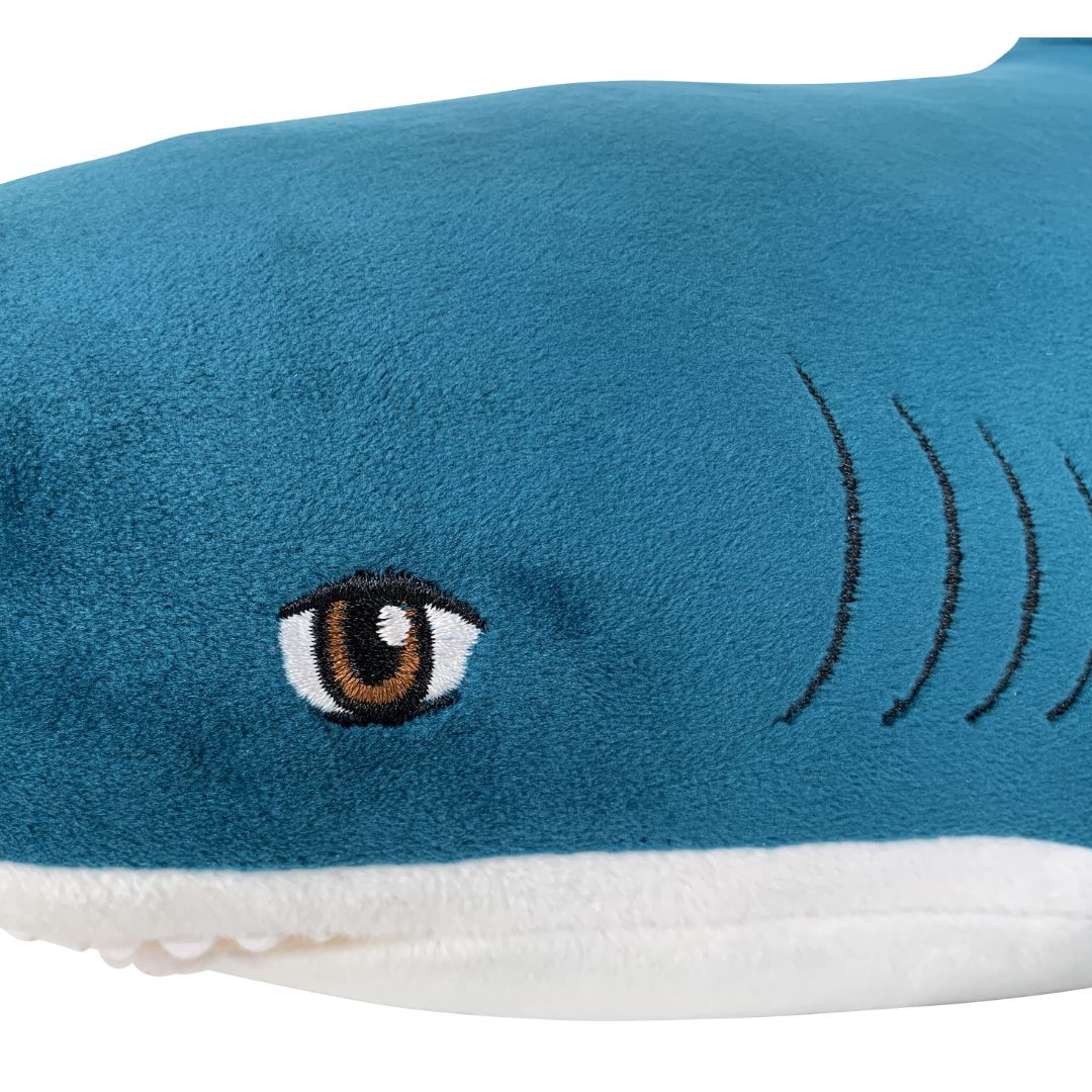Plush toy WP MERCHANDISE Shark turquoise, 50 cm