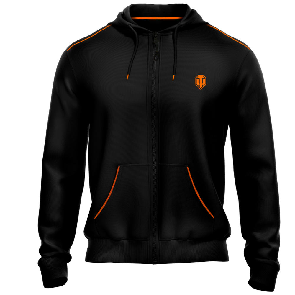 World of Tanks Zip hoodie base black, XL