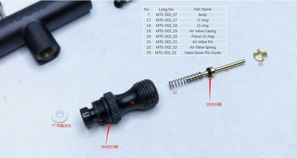 YUN MO 0.2/0,3mm High Precision Airbrush