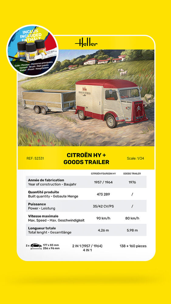 STARTER KIT Citroen HY + Goods Trailer