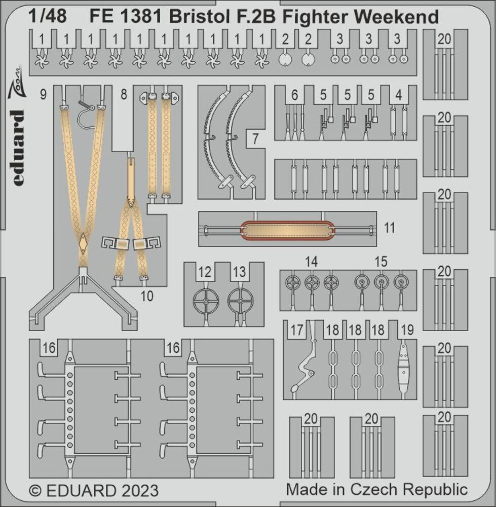 Bristol F.2B Fighter Weekend 1/48 EDUARD