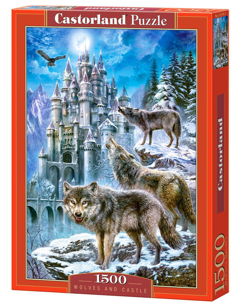 Wolves and Castle,Puzzle 1500 Teile