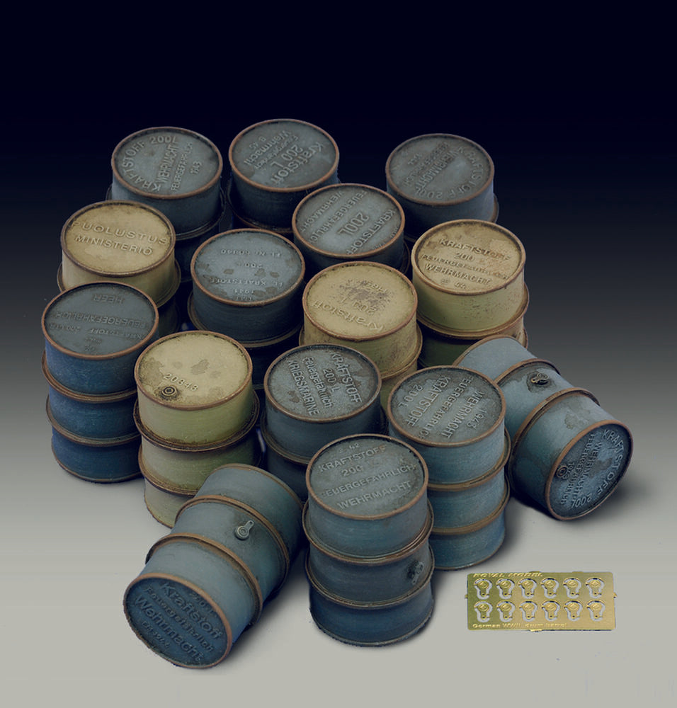 German oil drums-WWII