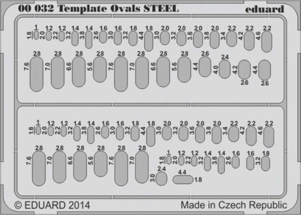 Template ovls STEEL for tool