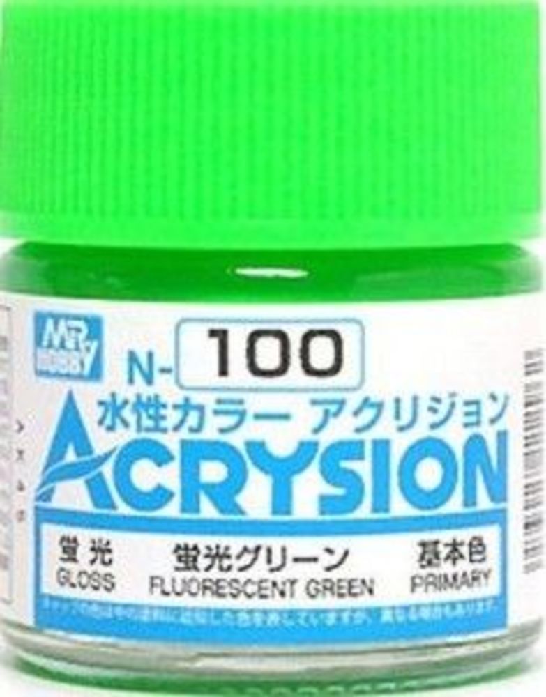 Mr Hobby -Gunze Acrysion (10 ml) Fluorescent Green