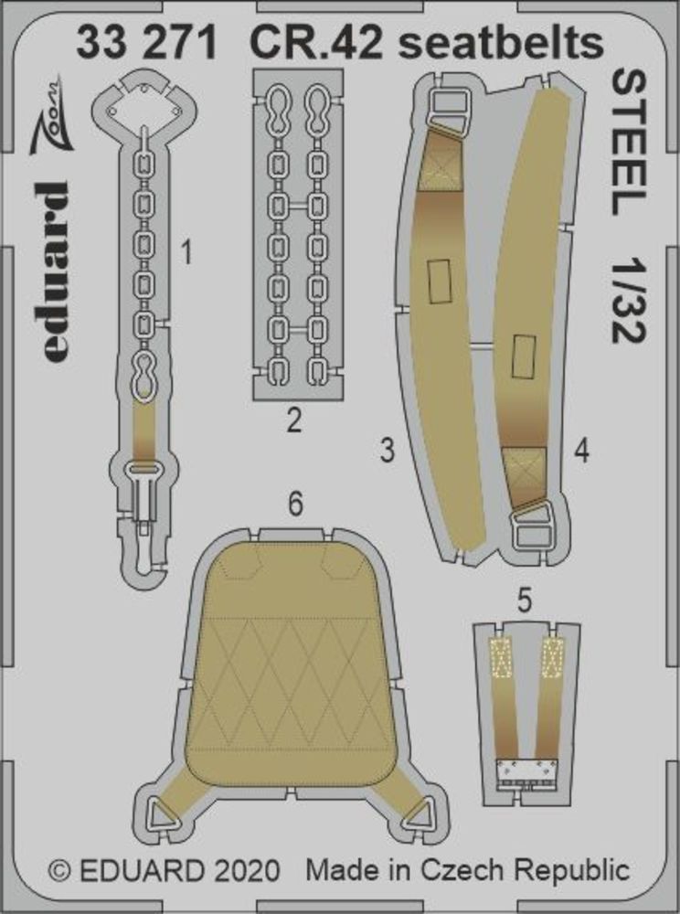 CR.42 seatbelts STEEL for ICM