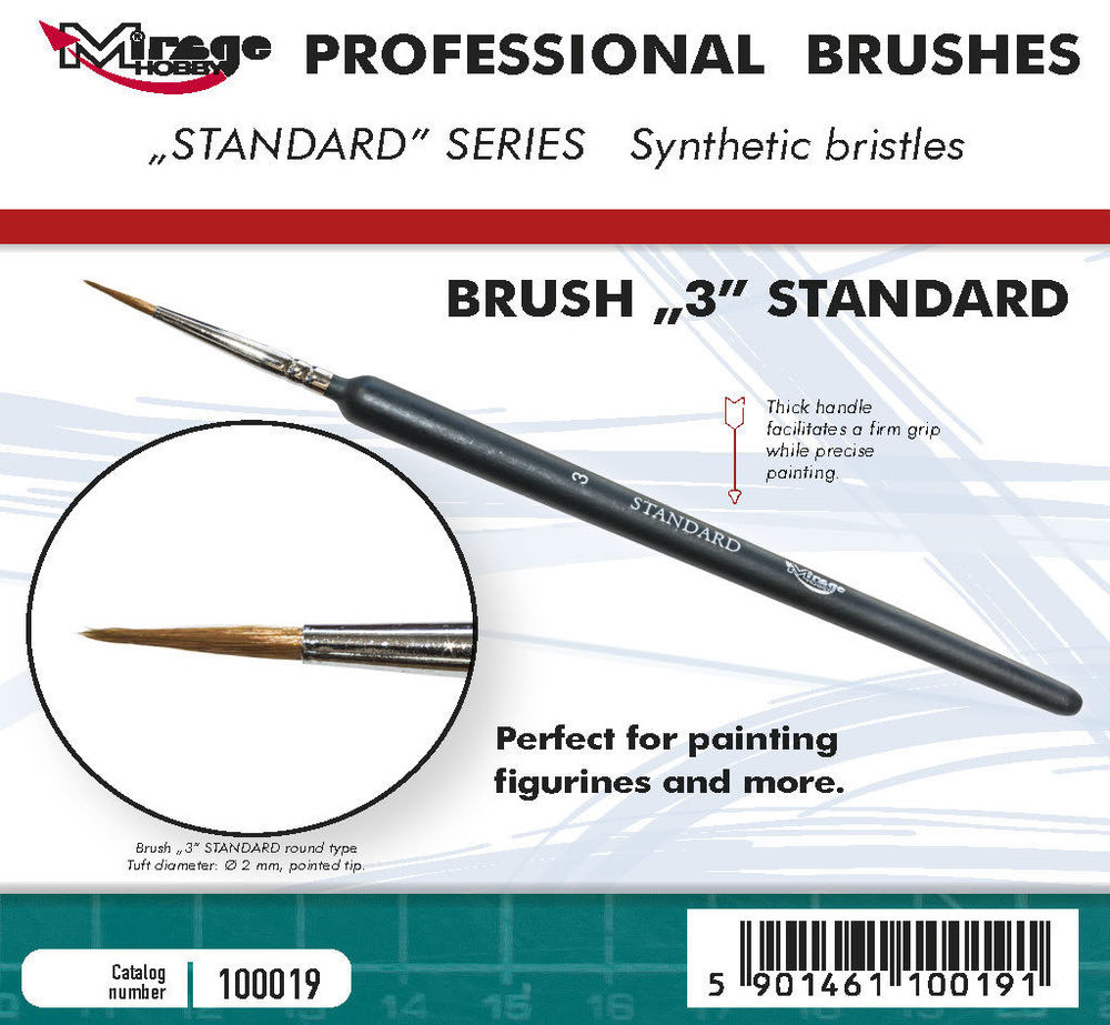 MIRAGE BRUSH STANDARD SIZE 3