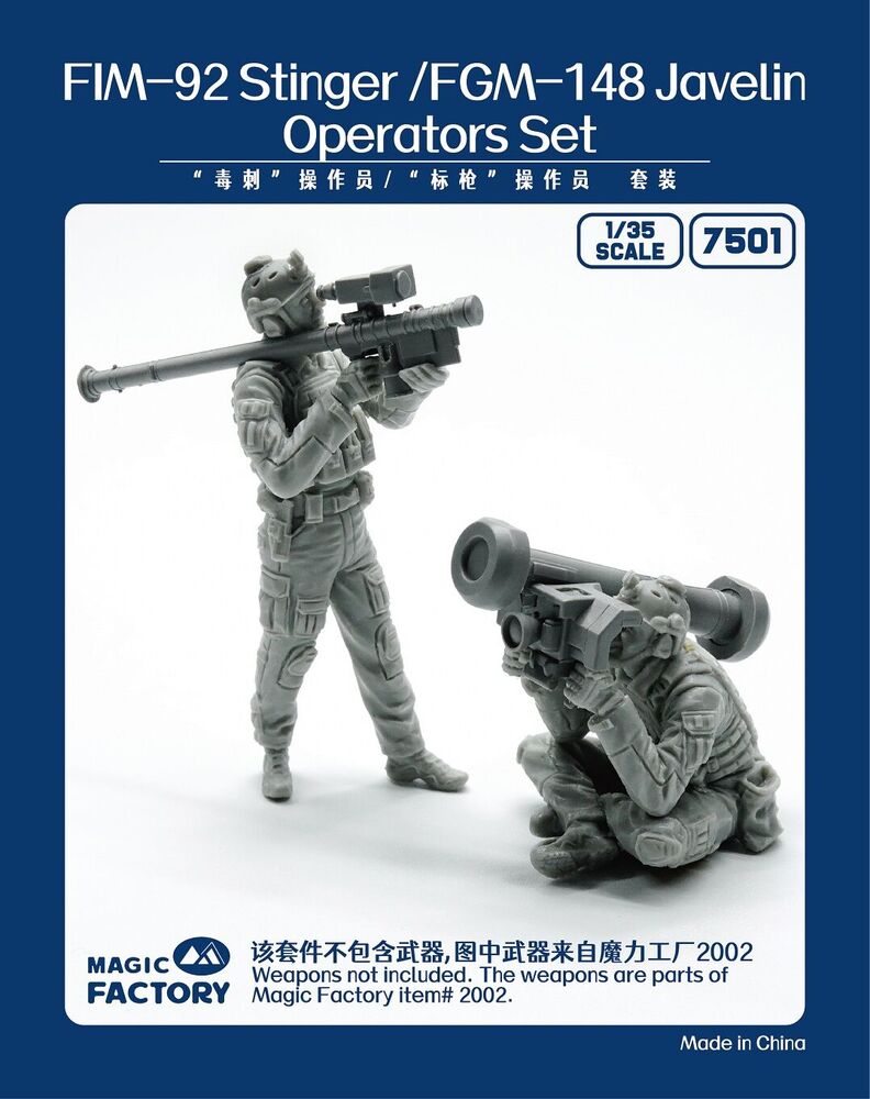 Stinger/Javelin Operators Set (Resin)