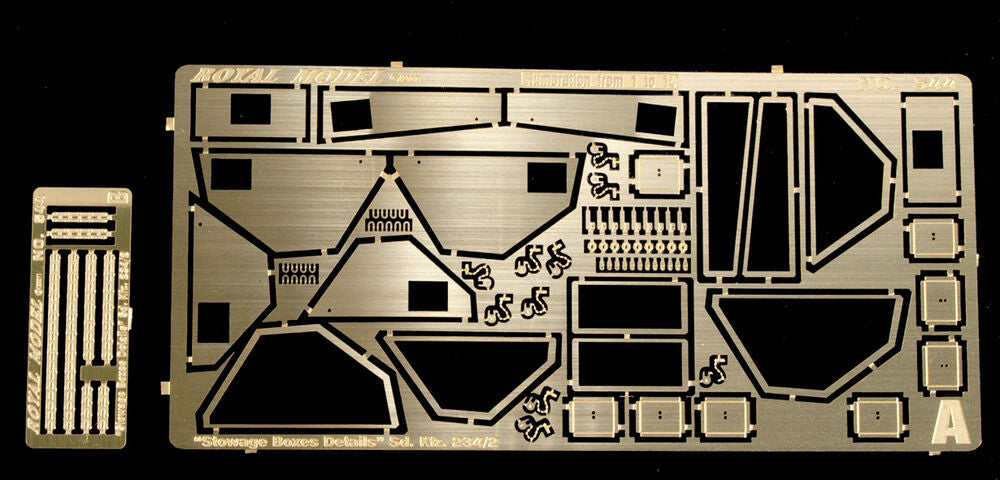 Stowage Boxes Details Sd. Kfz. 234/1-2 (for Dragon kit)