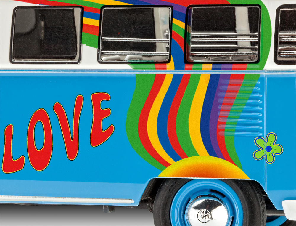 VW T1 Samba Bus Flower Power