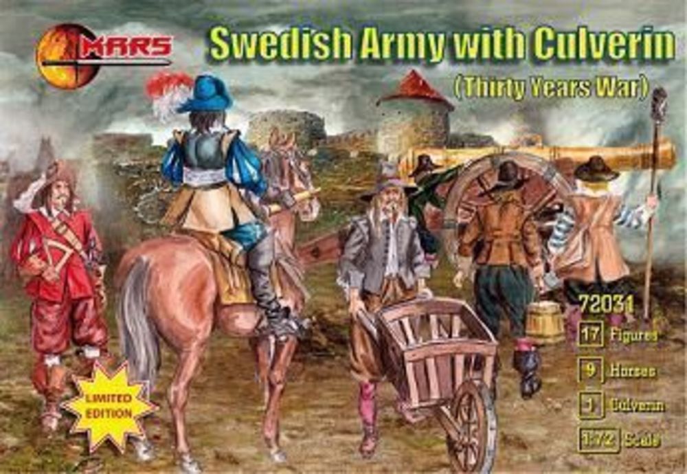 Swedish Army with culverin, 30 years war