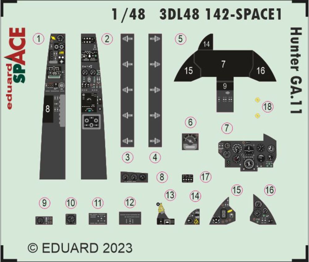 Hunter GA.11 SPACE 1/48 AIRFIX