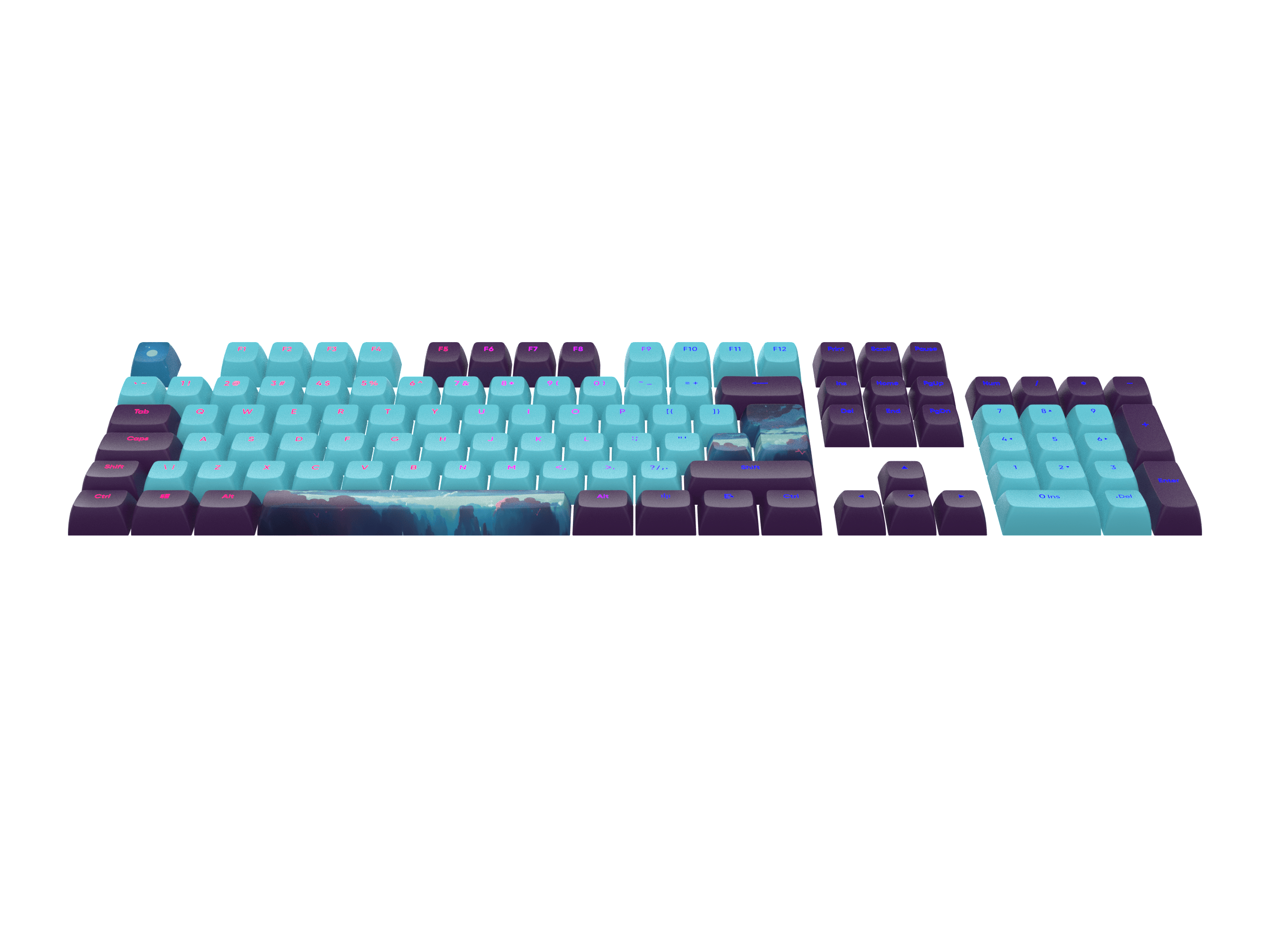 Dark Project - Night Sky Keycaps [ANSI & ISO]