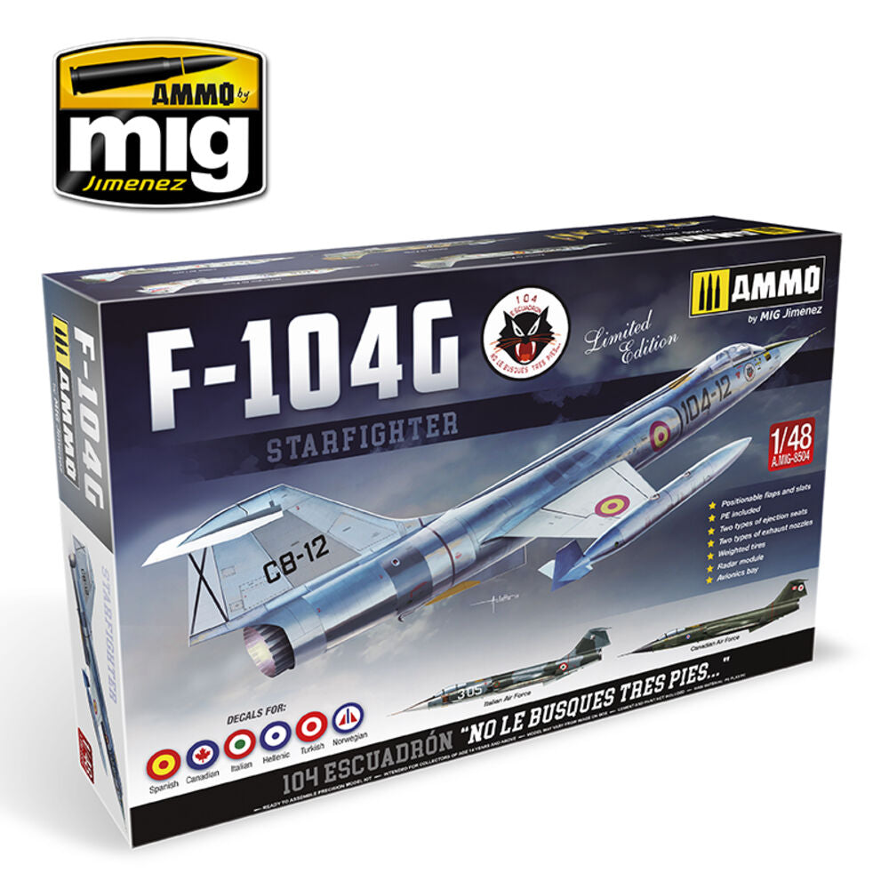 1/48 F-104G Starfighter - Spanish, Canadian, Italian, Greek, Norwegian, Turkish versions