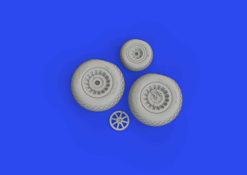 B-25J wheels 1/48 HKM