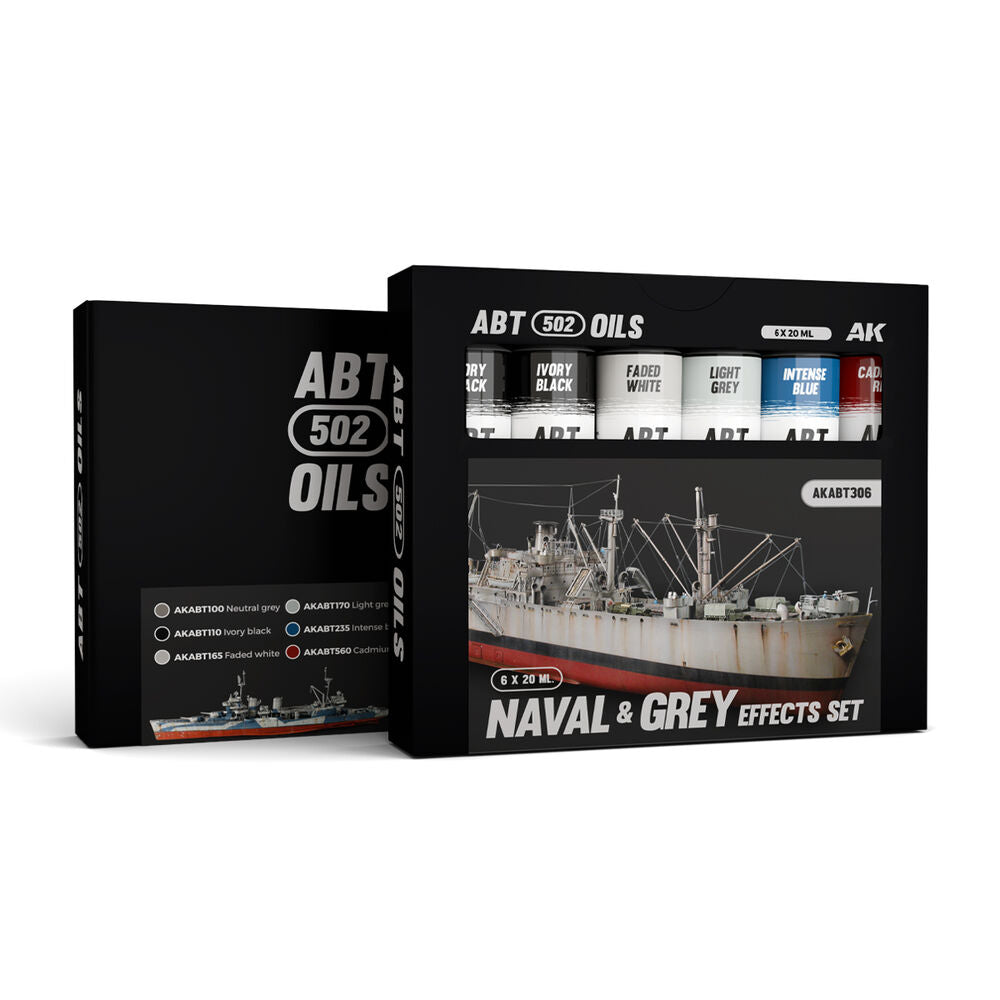 NAVAL & GREY EFFECTS SET - ABT 502 OILS