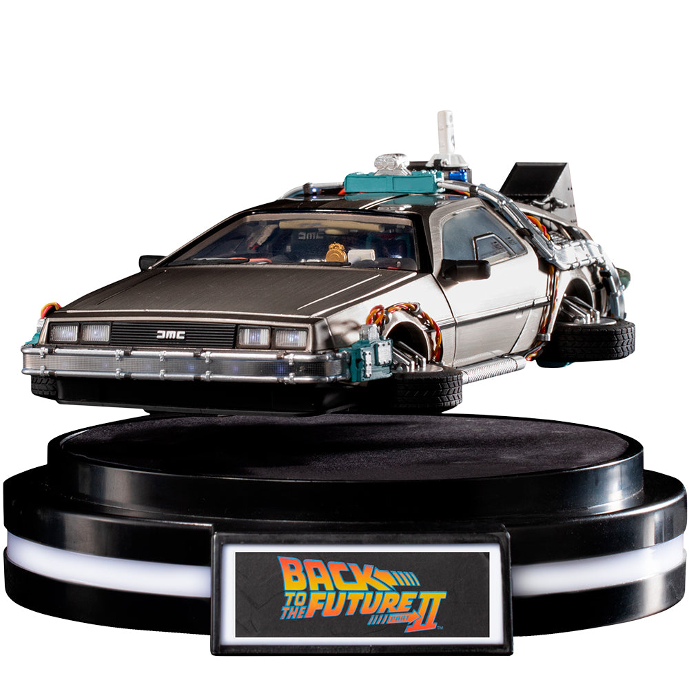 Back to the Future II Delorean Egg Attack Floating Figure