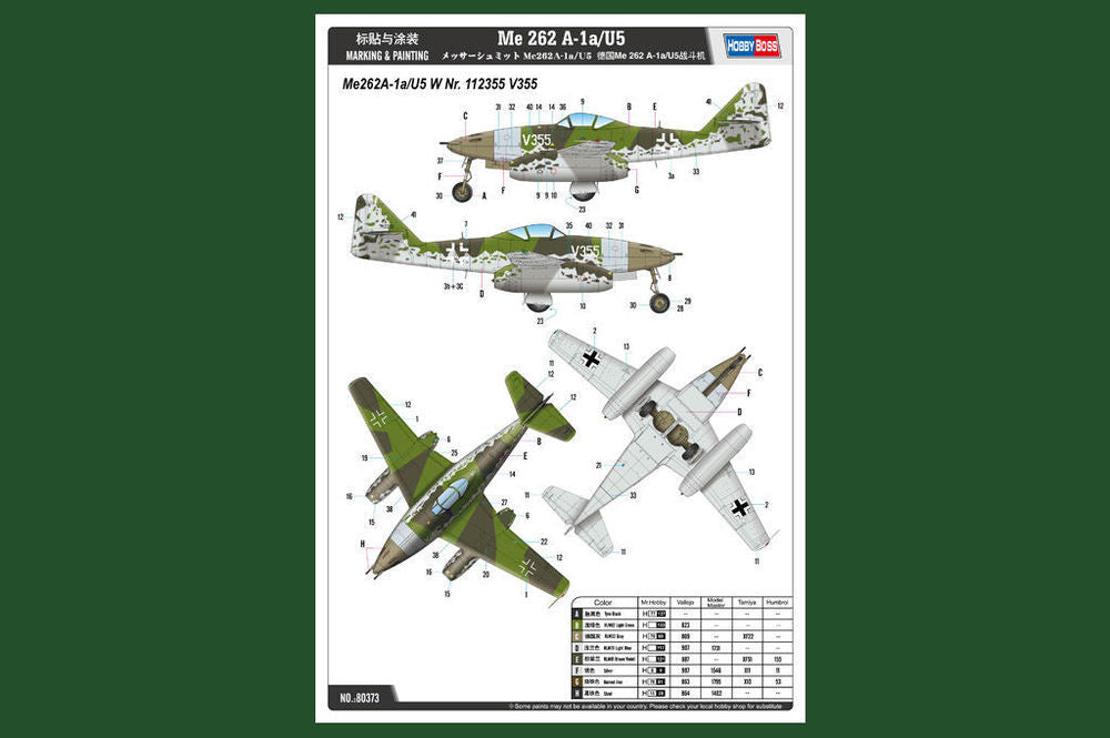 Me 262 A-1a/U5