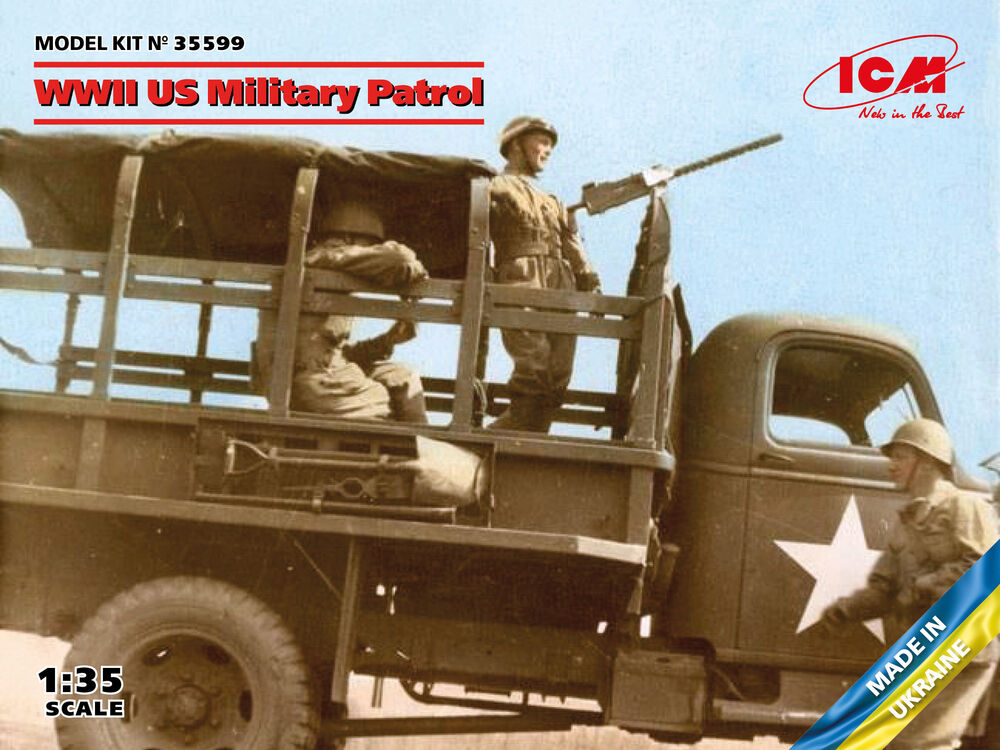 WWII US Military Patrol (G7107 with MG M1919A4)