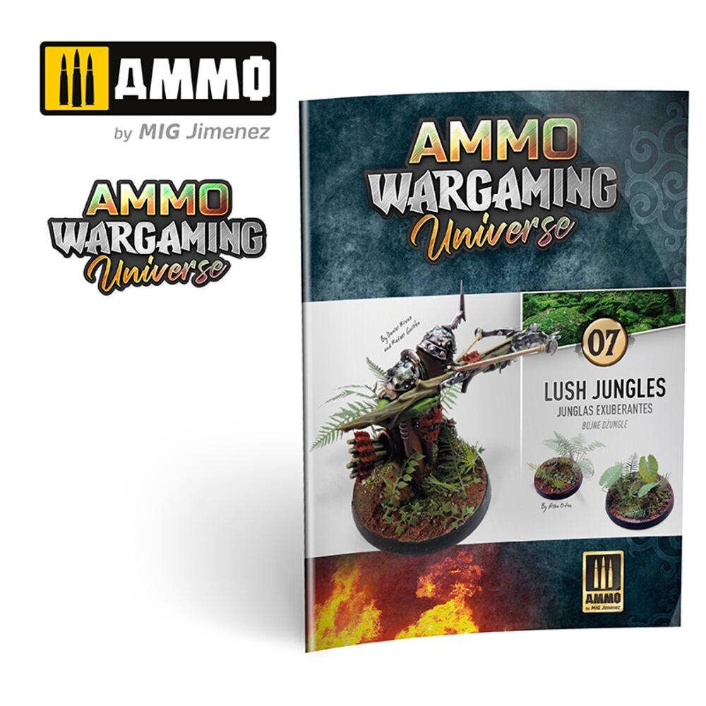 AMMO WARGAMING UNIVERSE Book 07 - Lush Jungles (English, Castellano, Polski)