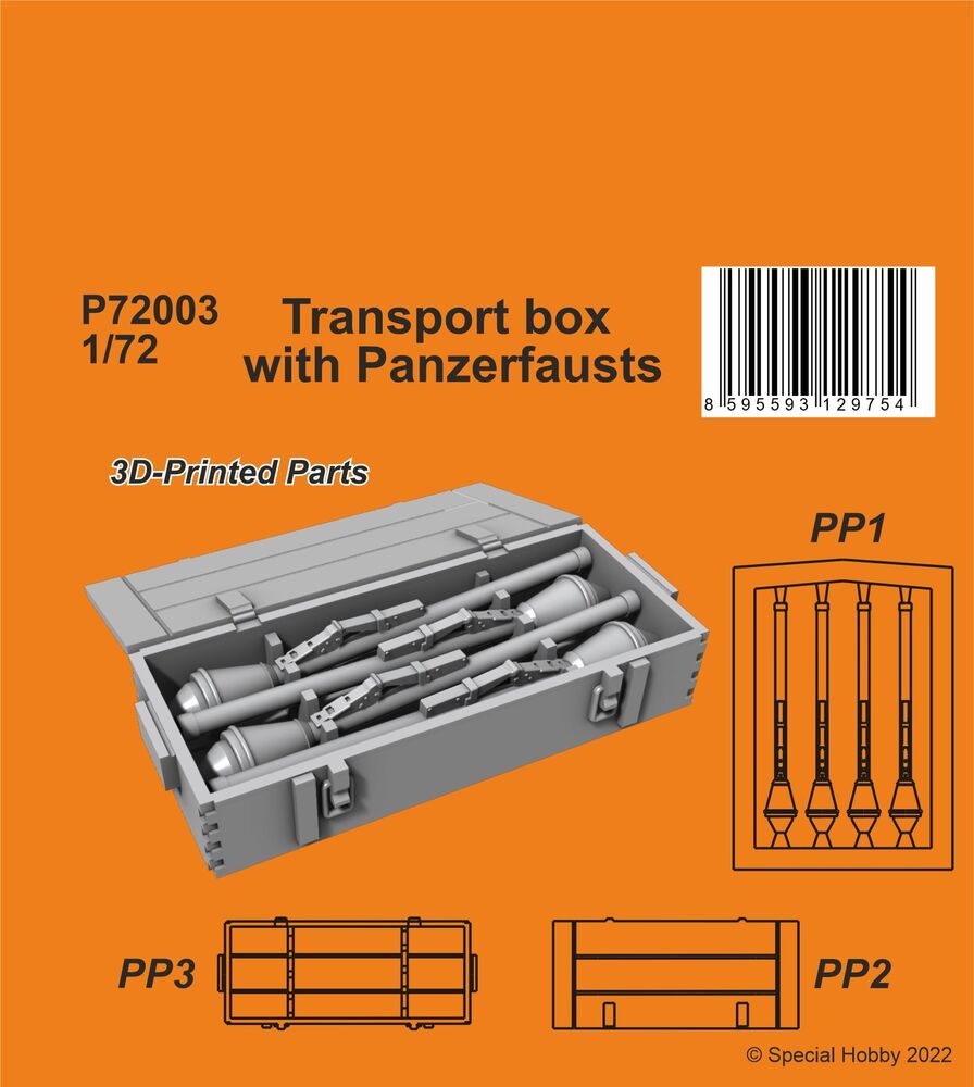 Transport box with Panzerfausts