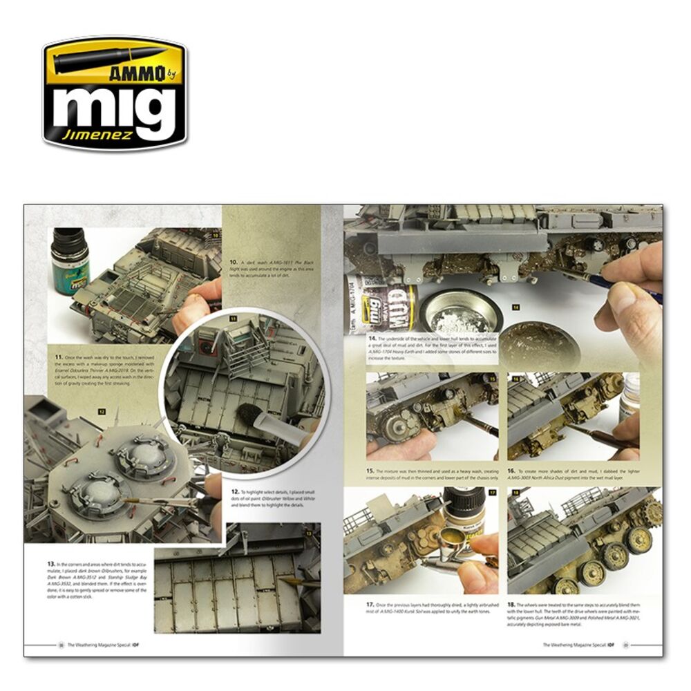 THE WEATHERING SPECIAL - How to Paint IDF Tanks. Weathering Guide (English)