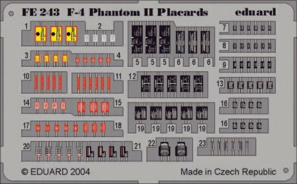 F-4 Phantom II Placards