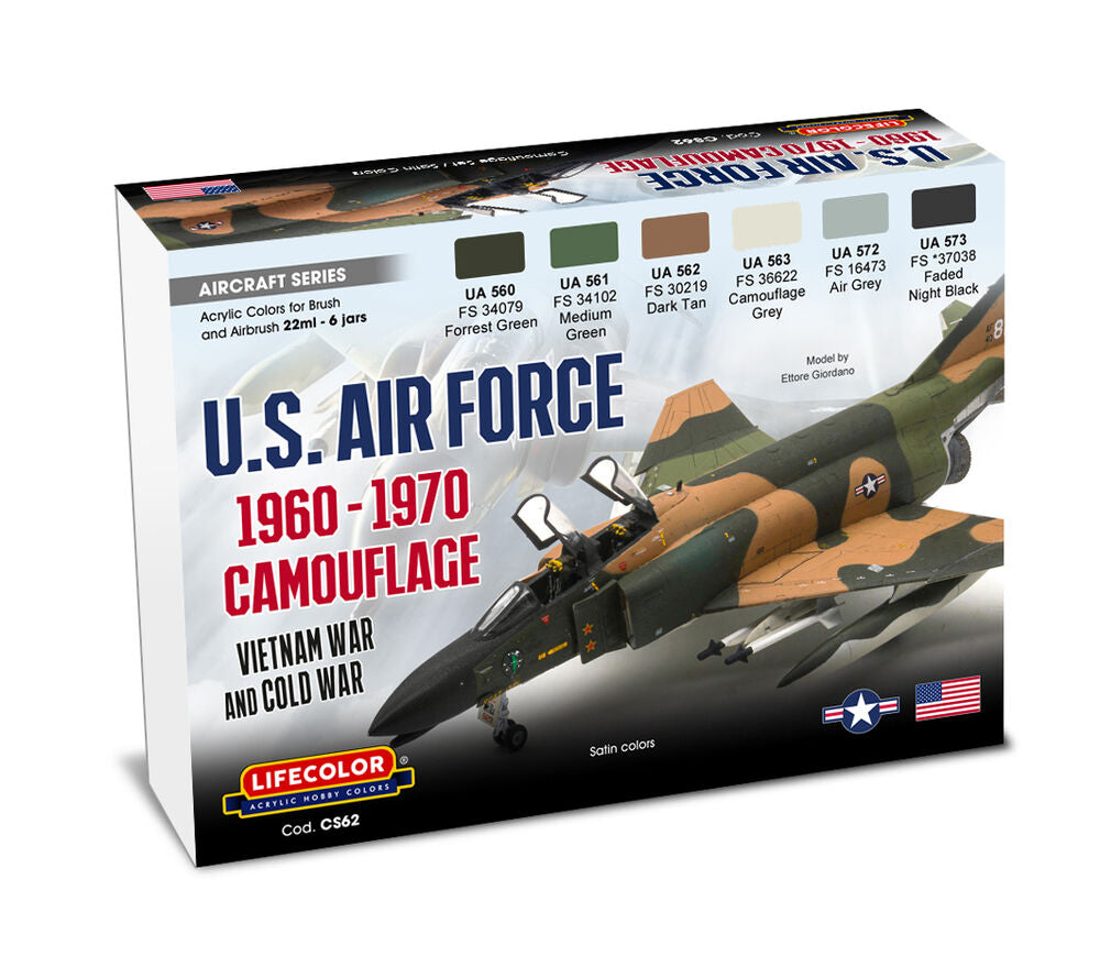 US Air Force 1960-1970 Camouflage 6 x 22 ml