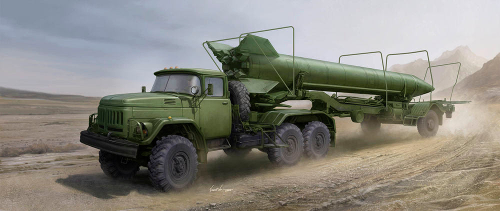 Soviet Zil-131V tow 2T3M1 Trailer with 8K14 Missile