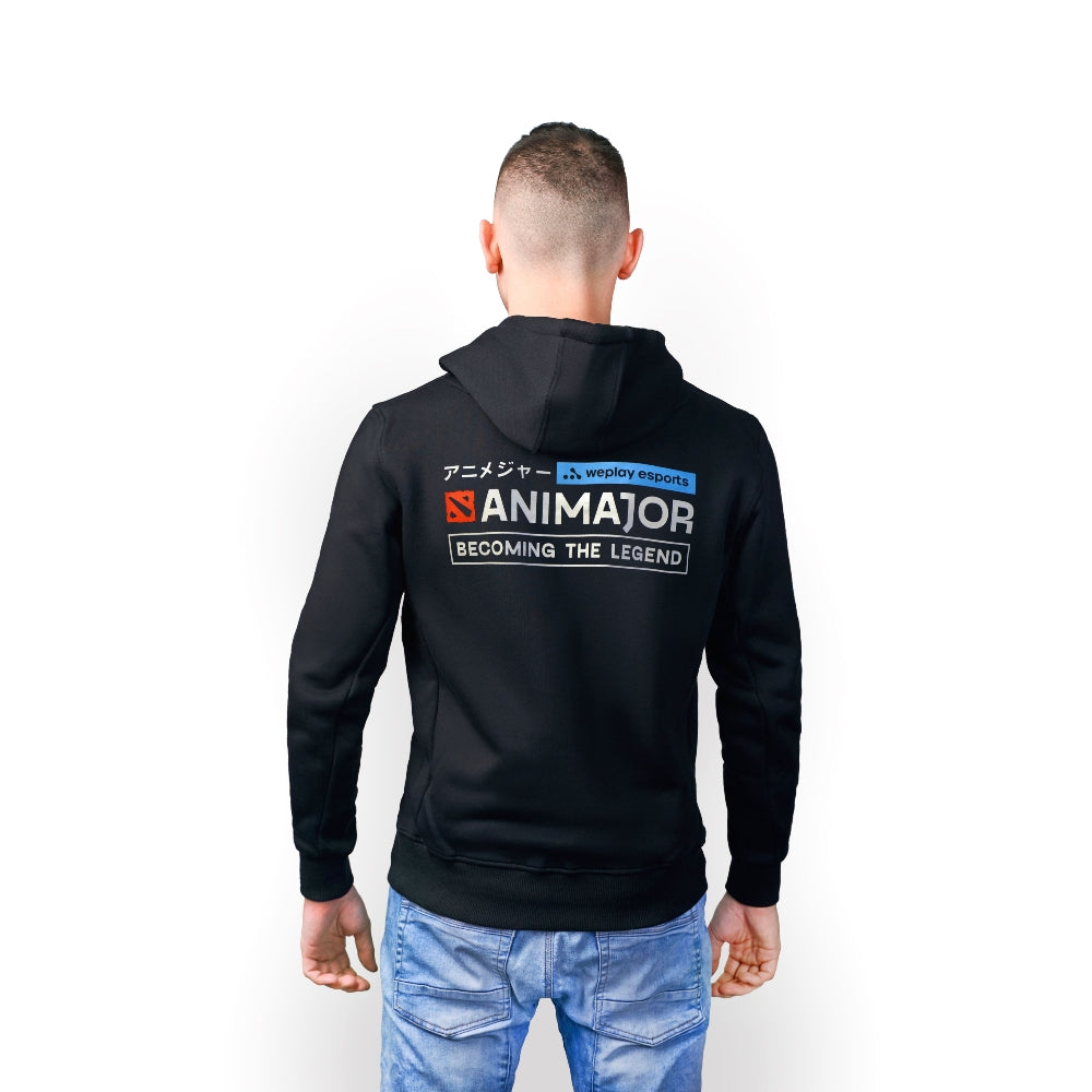 Animajor - Dota 2 Hoodie Black Monkey King, S