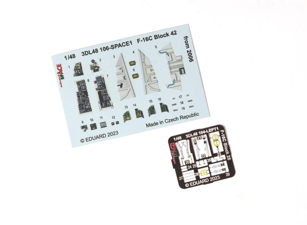 F-16C Block 42 from 2006 SPACE 1/48 for KINETIC