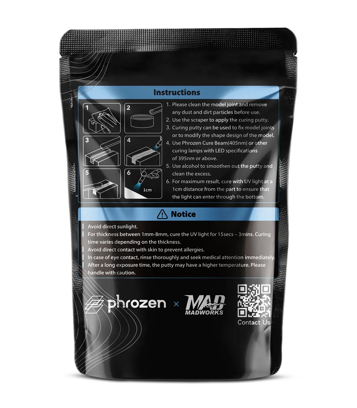 MadWorks x Phrozen UV Light curing putty - 60g