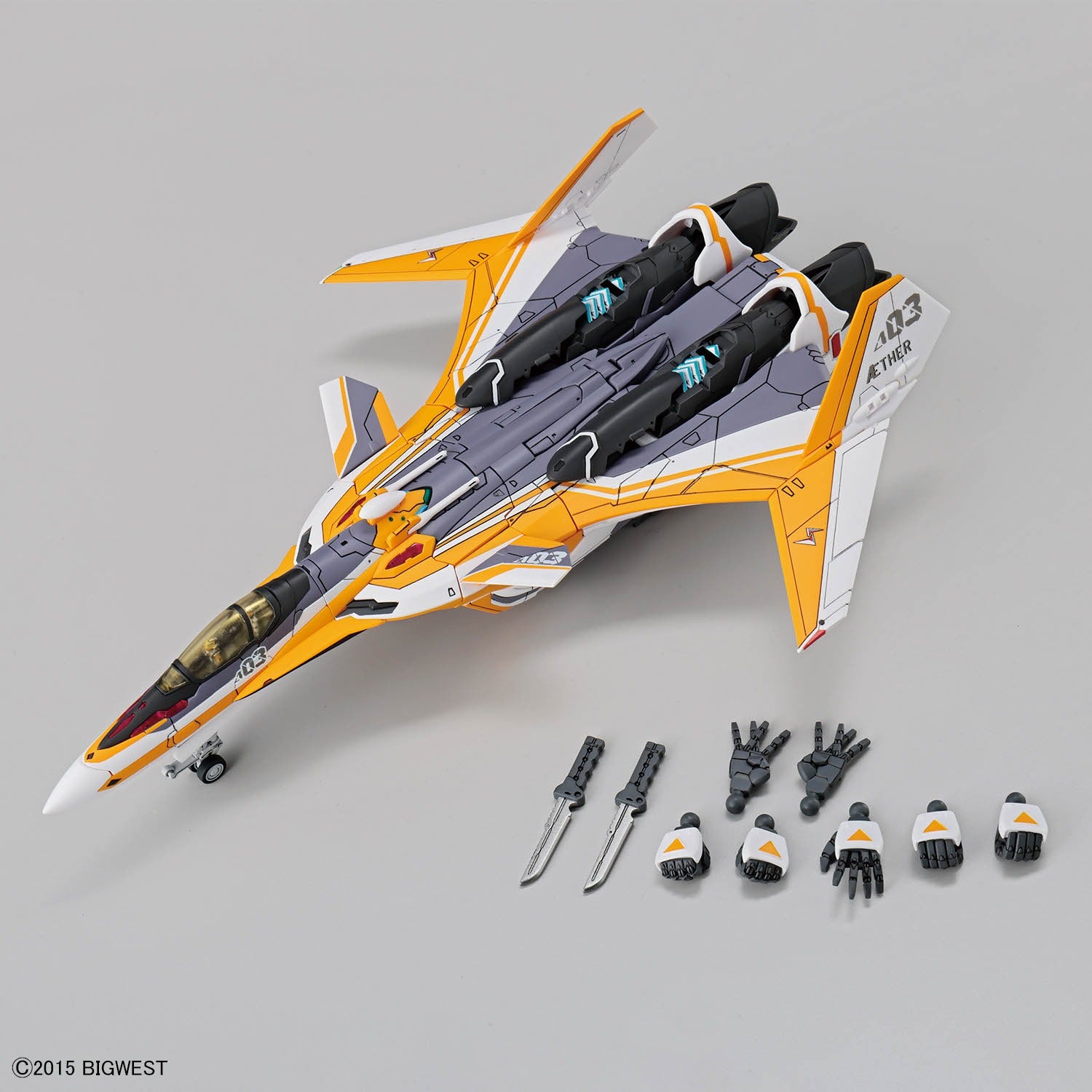 HG 1/100 VF-31E Siegfried (Chuck Mustang's Unit)