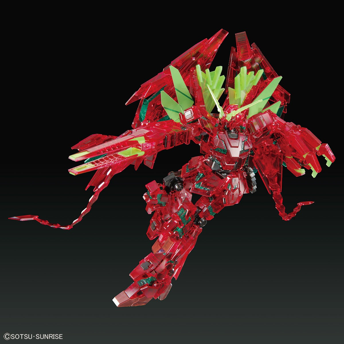HG 1/144 Gundam Base Fukuoka Limited Unicorn Gundam Perfectibility (Destroy Mode) (Final Battle Specification) Ver.GSF [Clear Color]