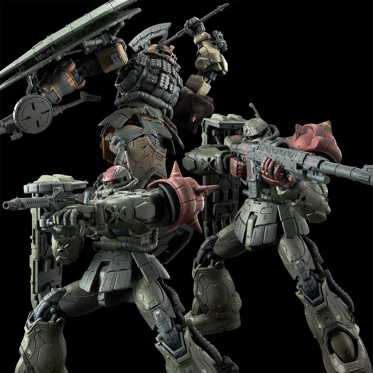 HG 1/144 Zaku II F Type Chubs & Kale + Zaku II (Unidentified Type) Solari Custom Parts Set (RFV)