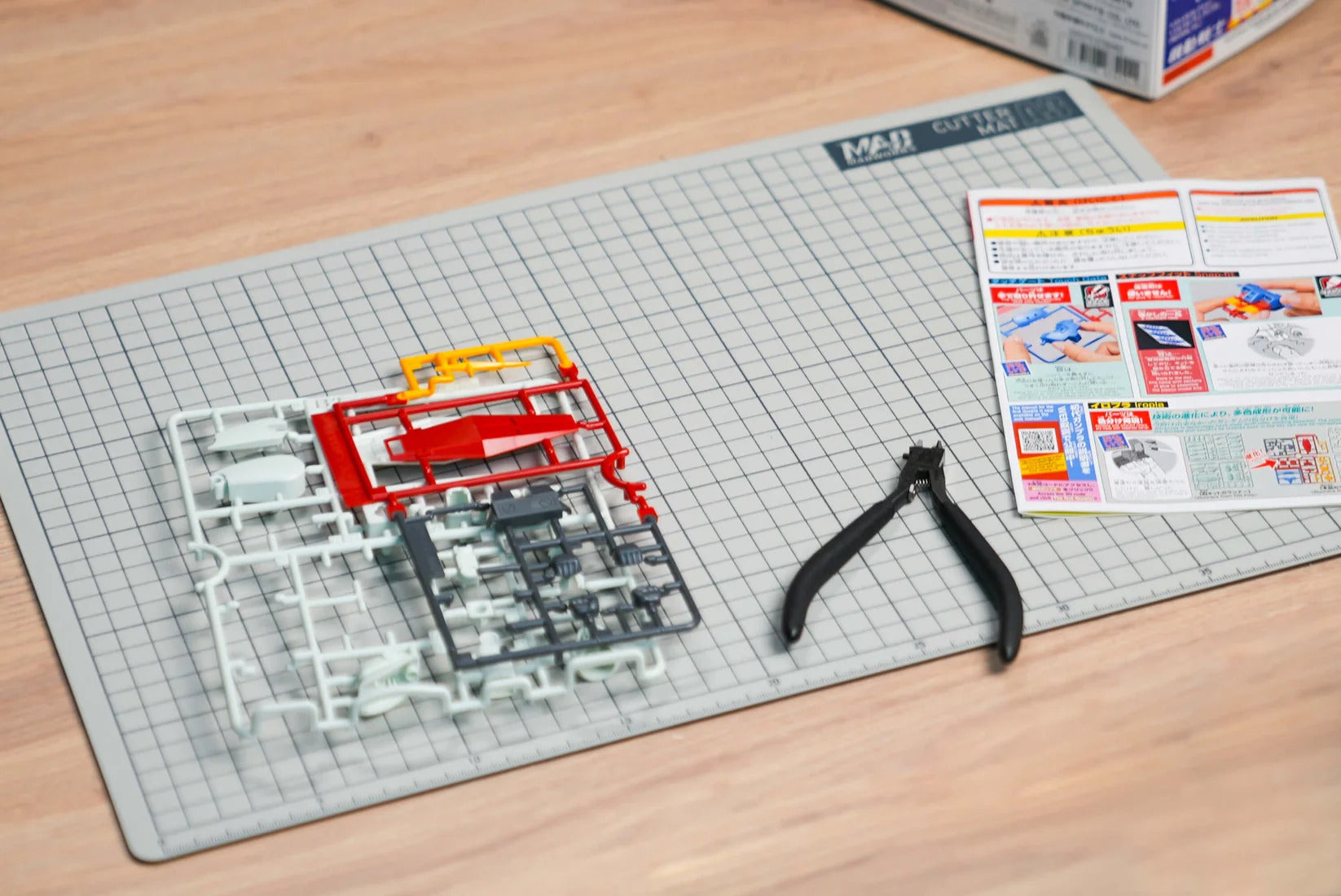 Cutting Mat for Modelers - A3 - Gunpla Panel Line