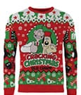 Wallace & Gromit Christmas Sweater Cracking Christmas Old Chum! Size M