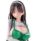 Original Character Statue 1/6 First Business! Mari Hanamiya the Gentle Shop Assistant illustration by POPQN 28 cm