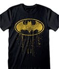 Batman T-Shirt Dripping Symbol  Size M