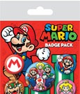 Super Mario Pin-Back Buttons 5-Pack