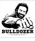 Bud Spencer Tin coasters Bulldozer 10 x 10 cm