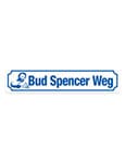 Bud Spencer Tin Sign Bud Spencer Weg 46 x 10 cm
