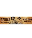 Bud Spencer & Terence Hill Tin Sign with Magnet Wanted 16 x 3,5 cm