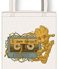 Guardians of the Galaxy Tote Bag I am Groot