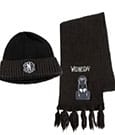 Wednesday Beanie & Scarf Set Nevermore