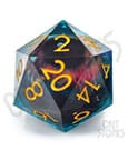 CritStones Liquid Core Dice D20 Eye of the Oracle 5 cm