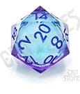 CritStones Liquid Core Dice D20 Moonlight Mystery 3 cm