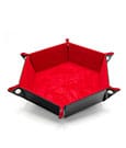 CritStones Folding Dice Tray Dragon Skin Edition Red